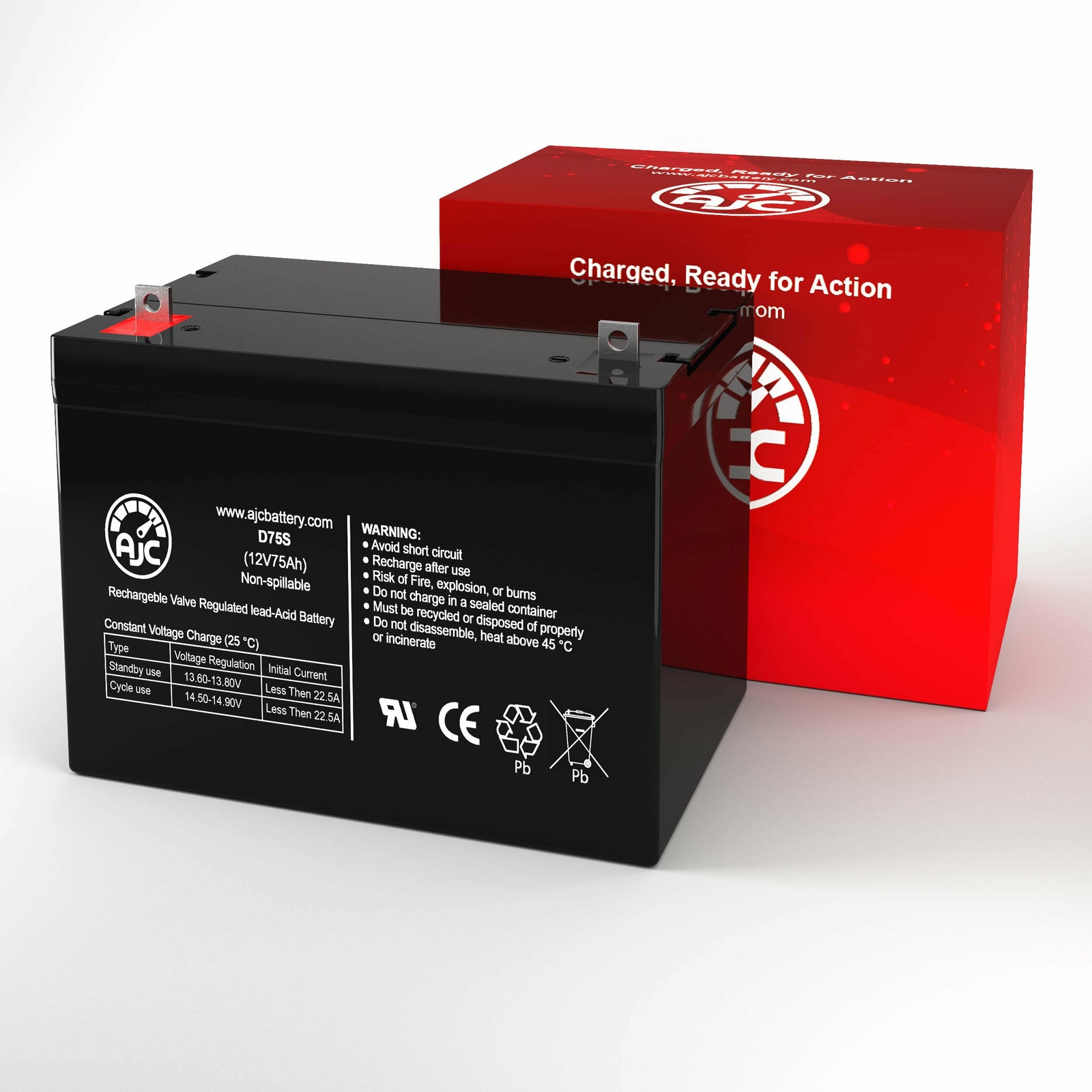 Leoch LP12-75 12V 75Ah UPS Replacement Battery