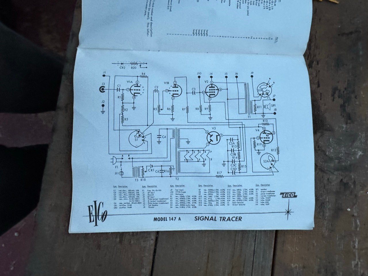 EICO 147A Signal Tracer Manual Only