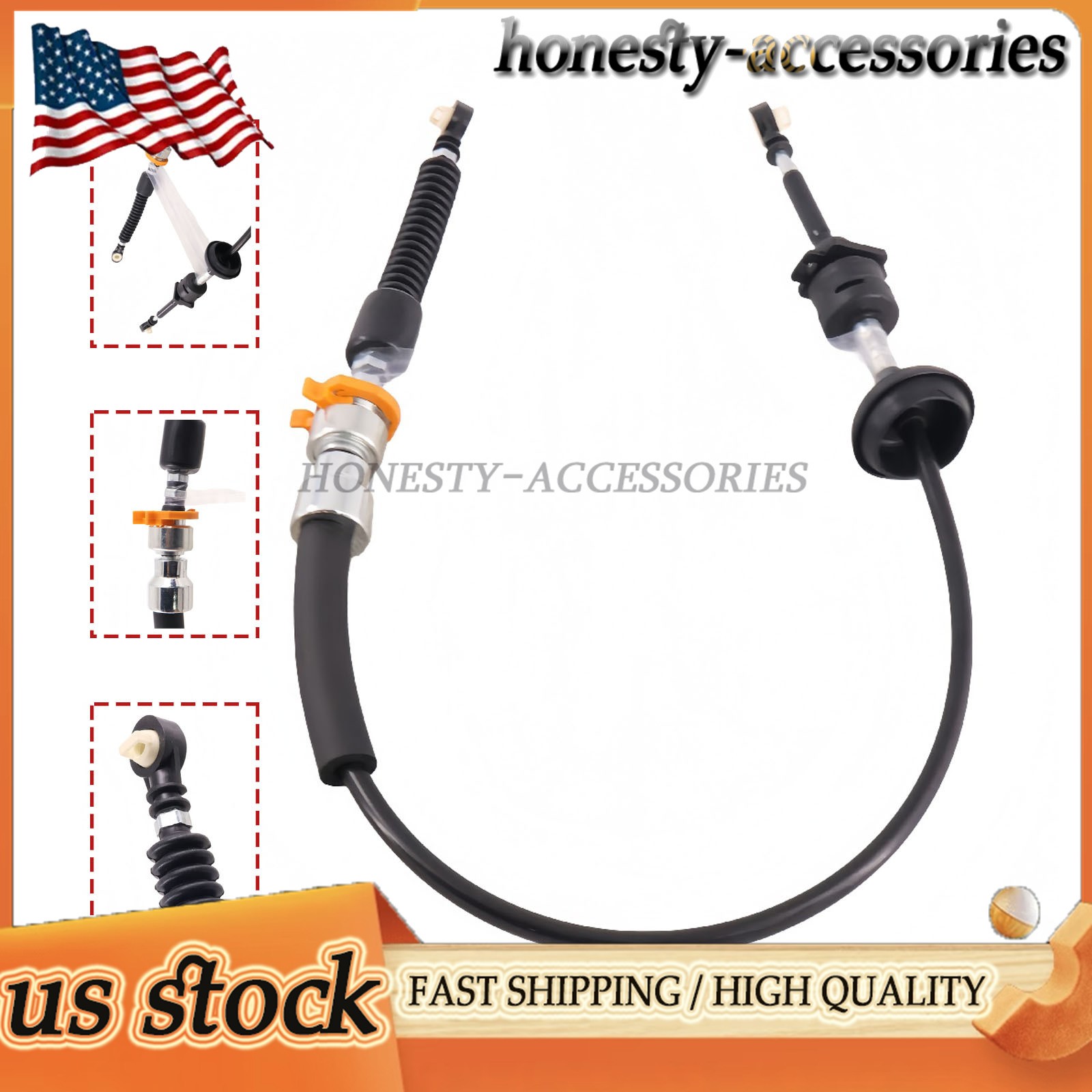 4WD Transfer Case Shift Cable Fits Jeep Wrangler 3.6L 3.8L V6 52126222AE