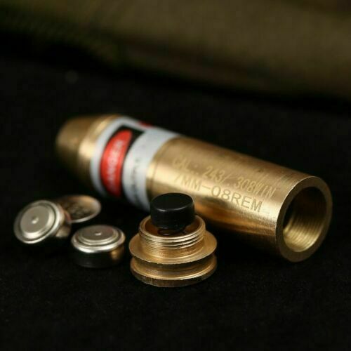 Bore Sighter 243/308WIN 7mm-08REM Laser Cartridge Sight boresighter Copper Scope