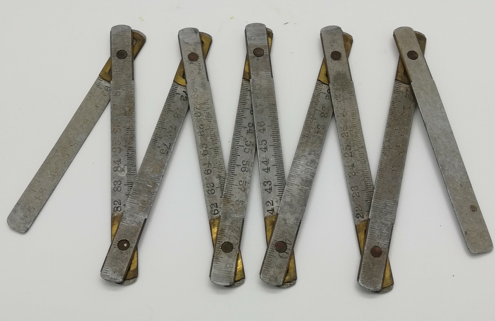 3 ANTIQUES ARTICULATED LINEAR METERS (last 3 in my collection!)