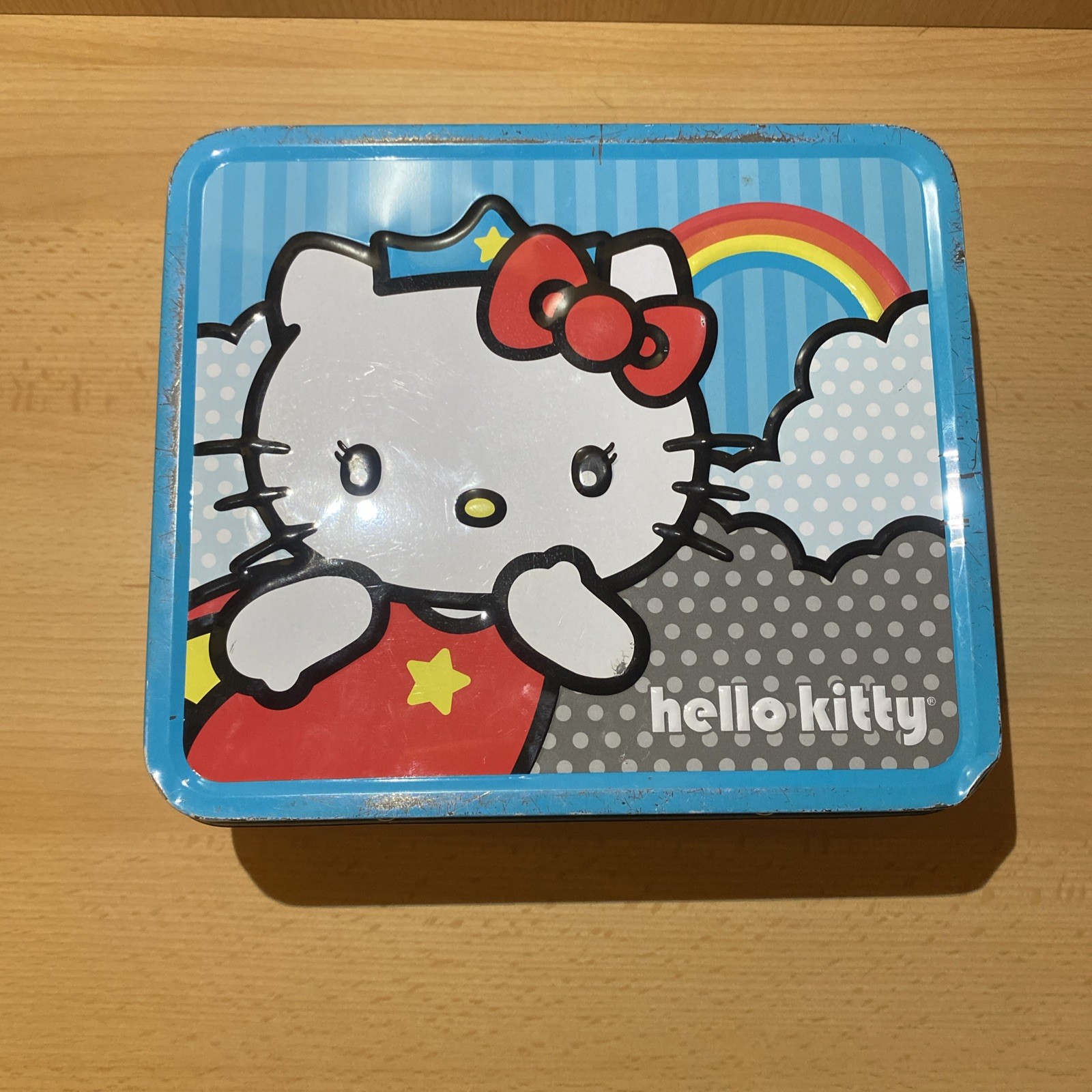 Hello Kitty Loungefly Super Cute Blue Lunch Box 2010