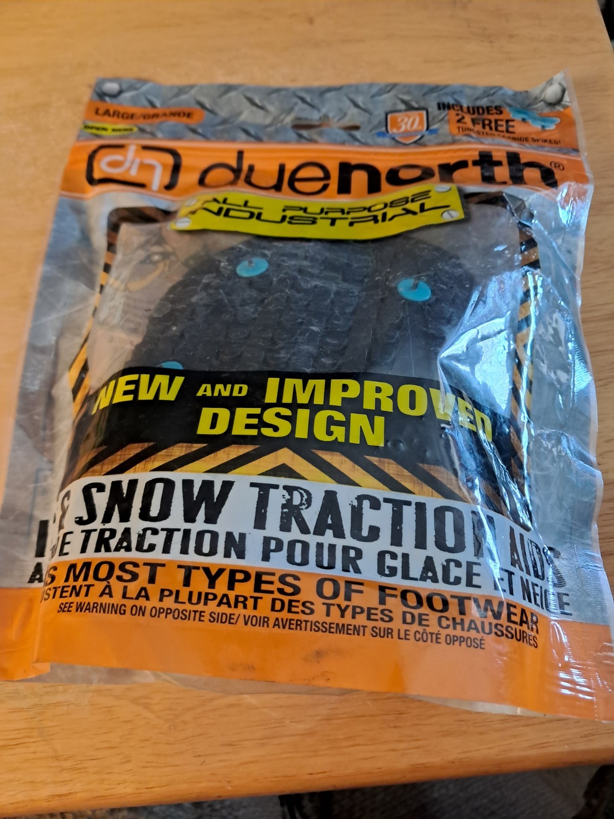 DUENORTH Due North All Purpose Traction Aids Snow and Ice Large New Mens 10.5-13