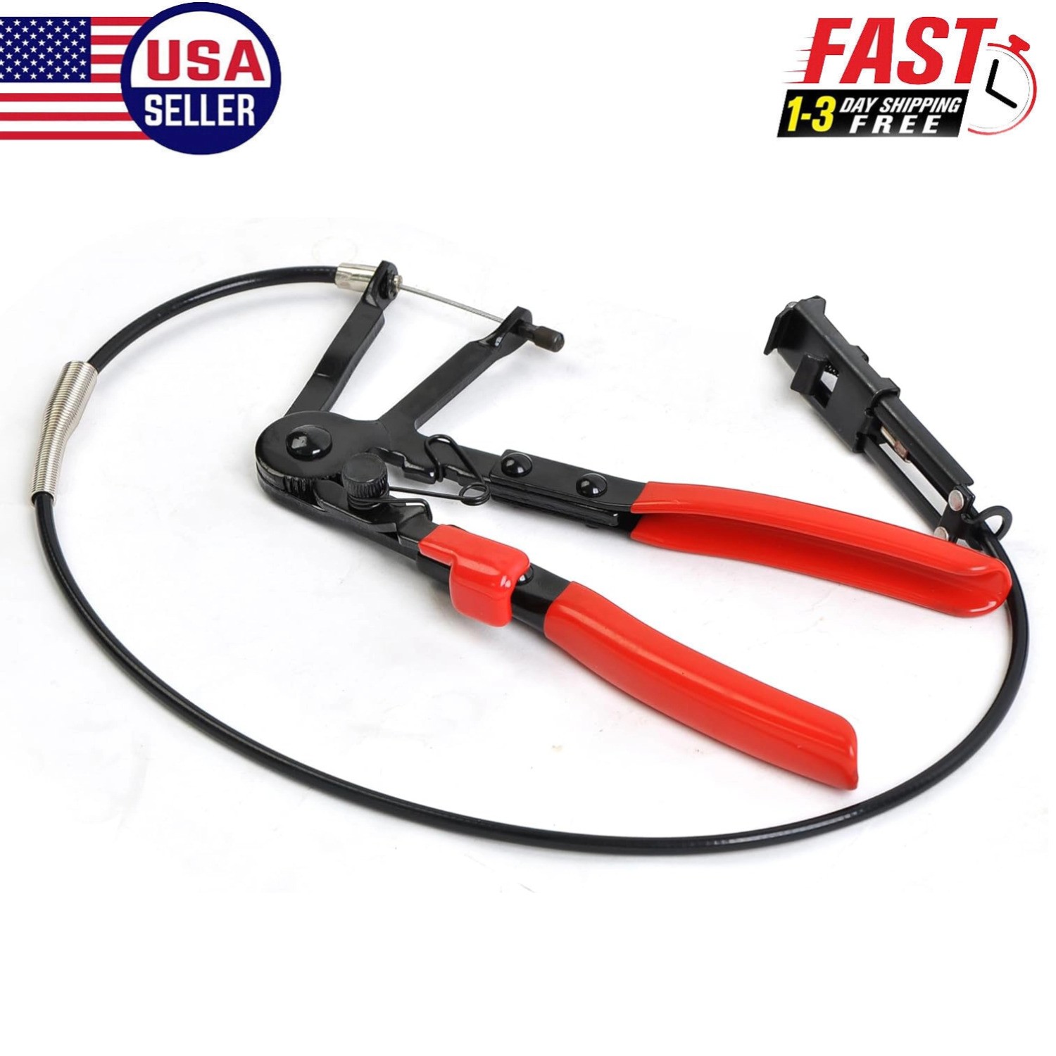Hose Clamp Pliers 24" Flexible Clamp Tight Wire Tool with Cable for Car Repairs