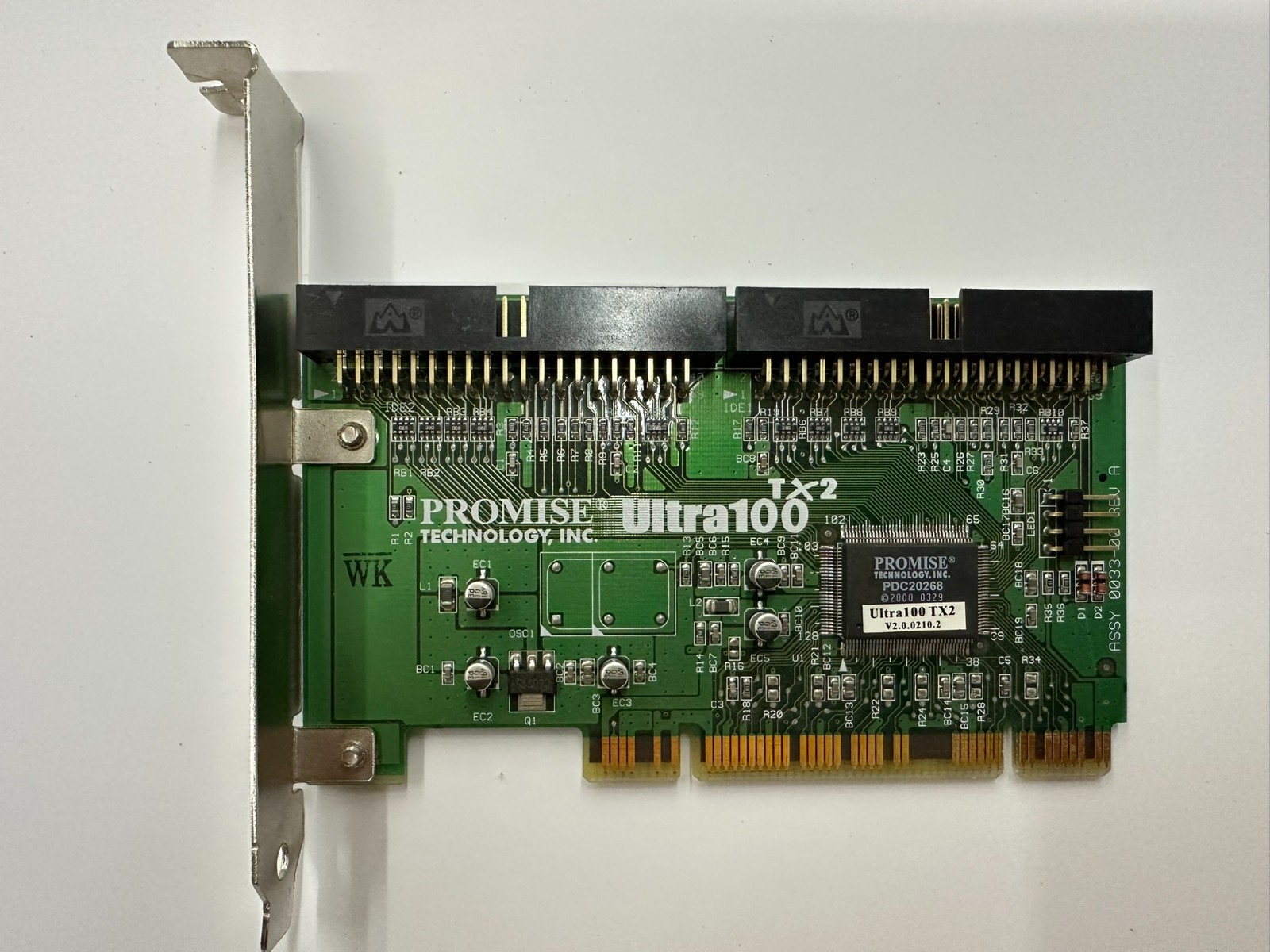 Promise Technologies Ultra 100 TX2 ATA/ATAPI Dual IDE Controller PCI Card Vintag