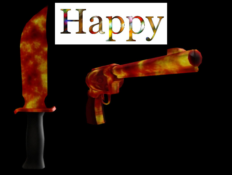 MOLTEN GUN & KNIFE 2 ITEMS TOTAL🧡🖤FAST DELIVERY🧡🖤MM2 ROBLX RARE COLLECTIBLE