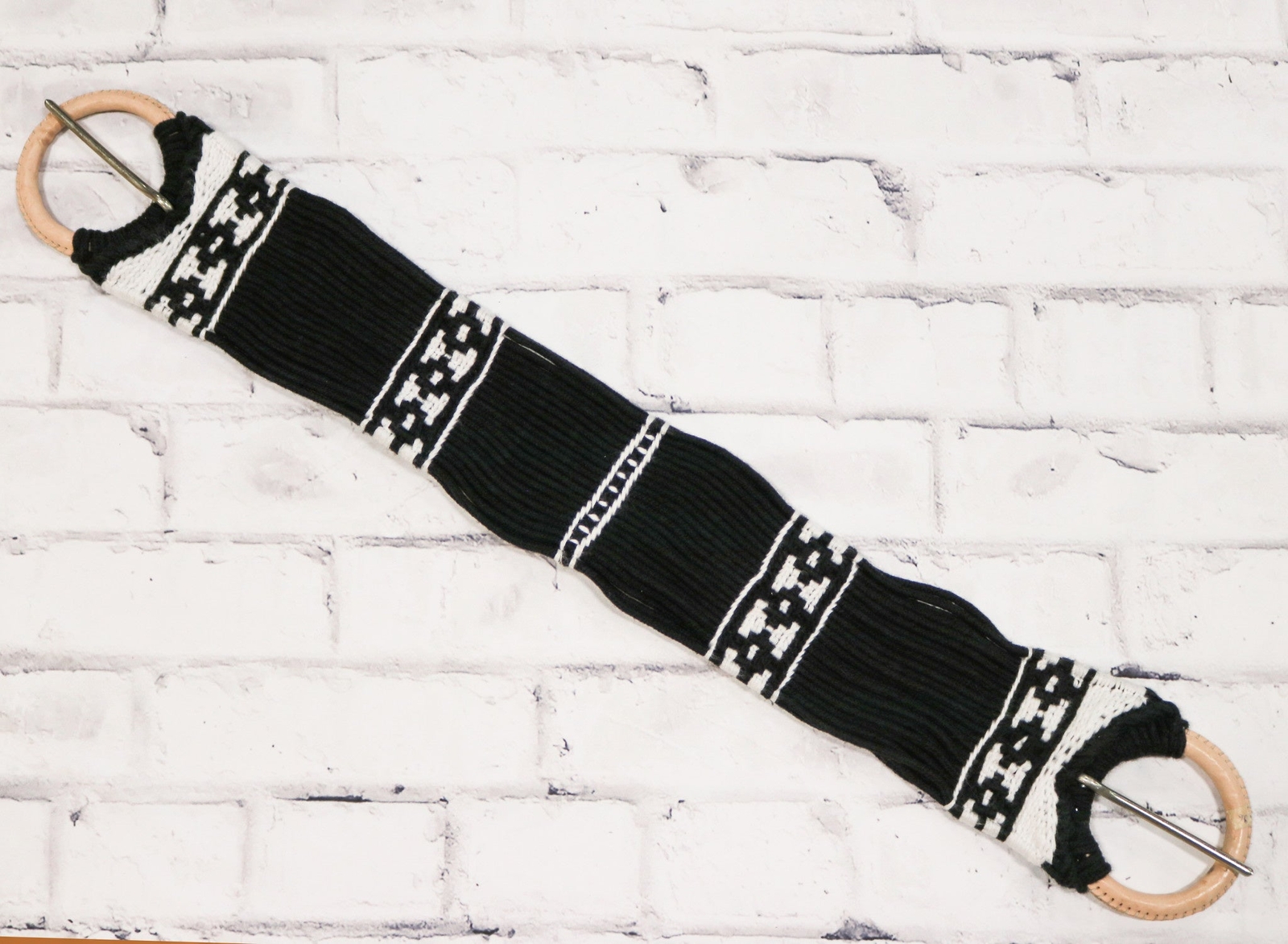 37' Greca Black Cotton Cinch Tradicional Cincho Charro