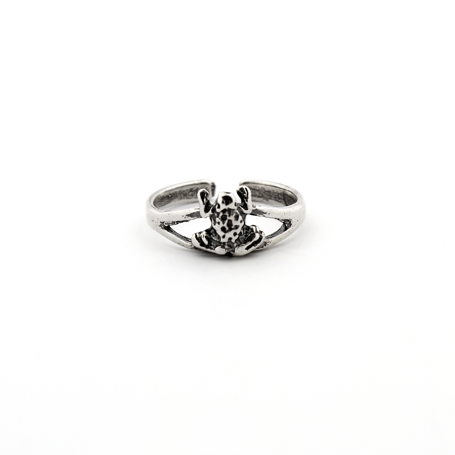 Sterling Silver 925 Frog Toe Ring Adjustable Animal Toe Ring Cute Toe Ring T28