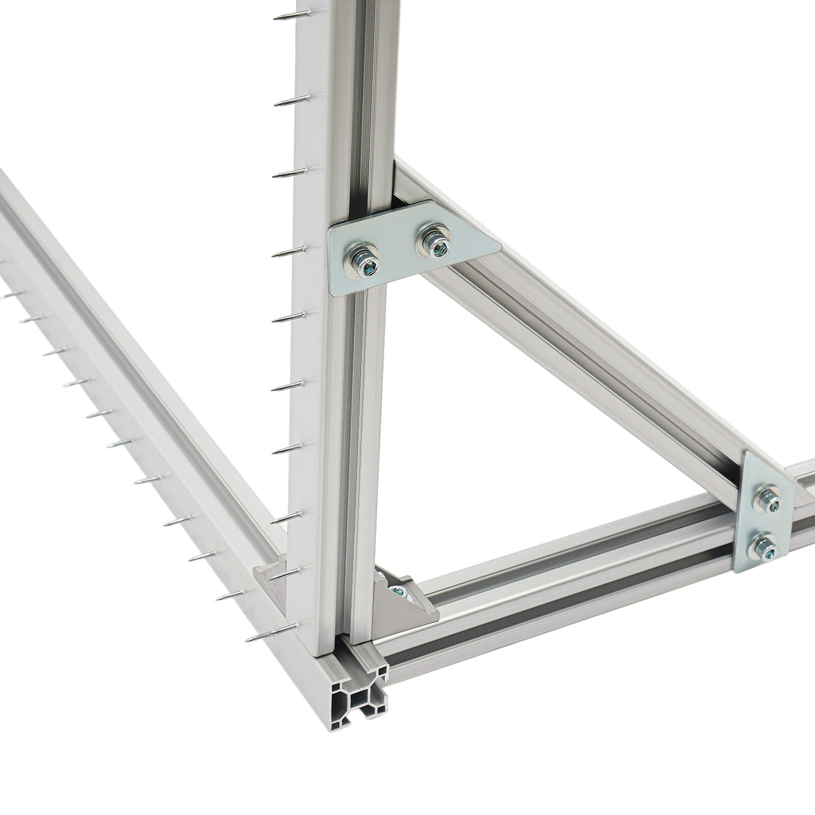 27.55 In Tufting Frame Silver Rug Tufting Frame Aluminium Alloy Tufting Frame
