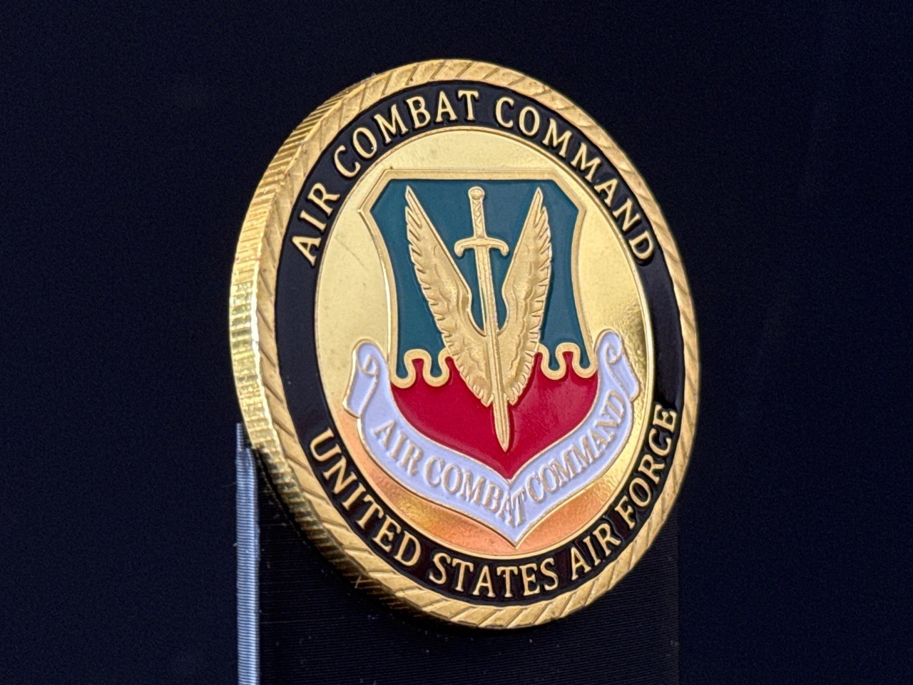 U.S. Air Force Air Combat Command Challenge Coin