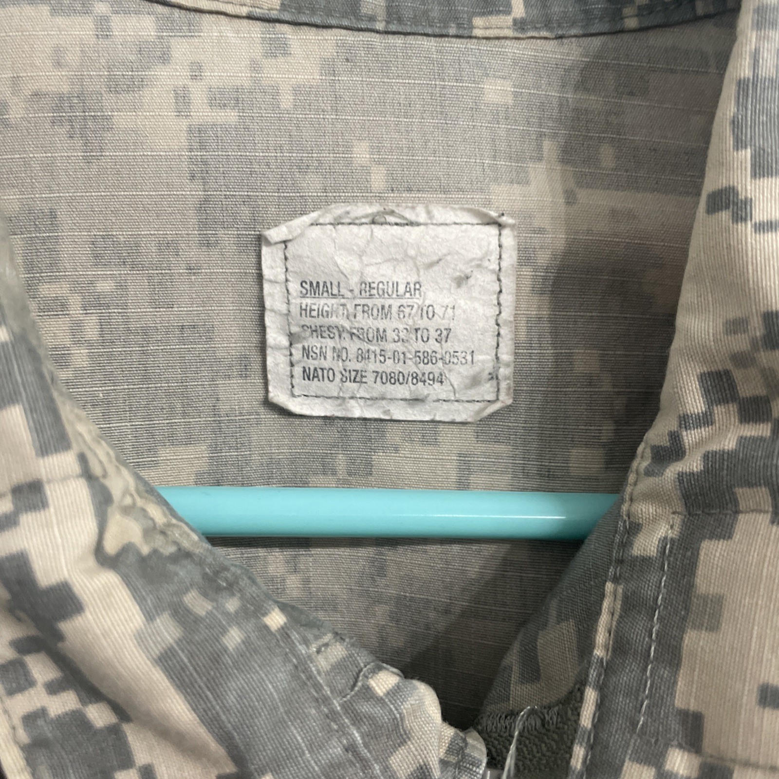 Field Jacket (SMALL-REGULAR) Digital Camo Cold Weather Army Coat
