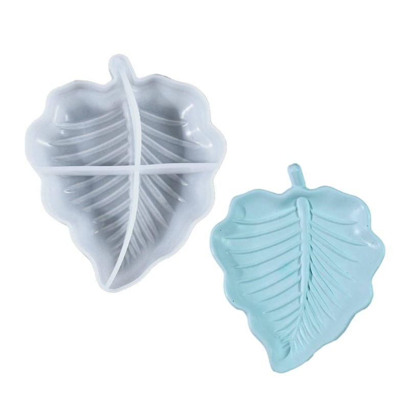 Creative Leaf Tray Silicone Mold for Resin Casting Home Decorative Dish