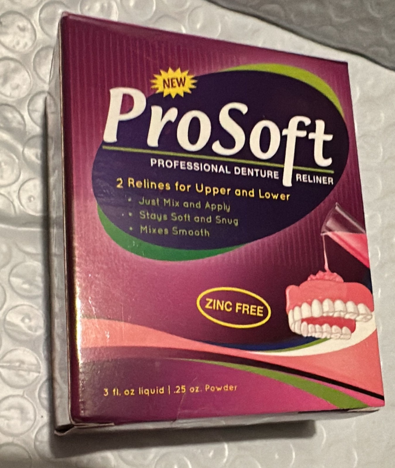 ProSoft Denture Reliner-Relines 2 Denture Plates