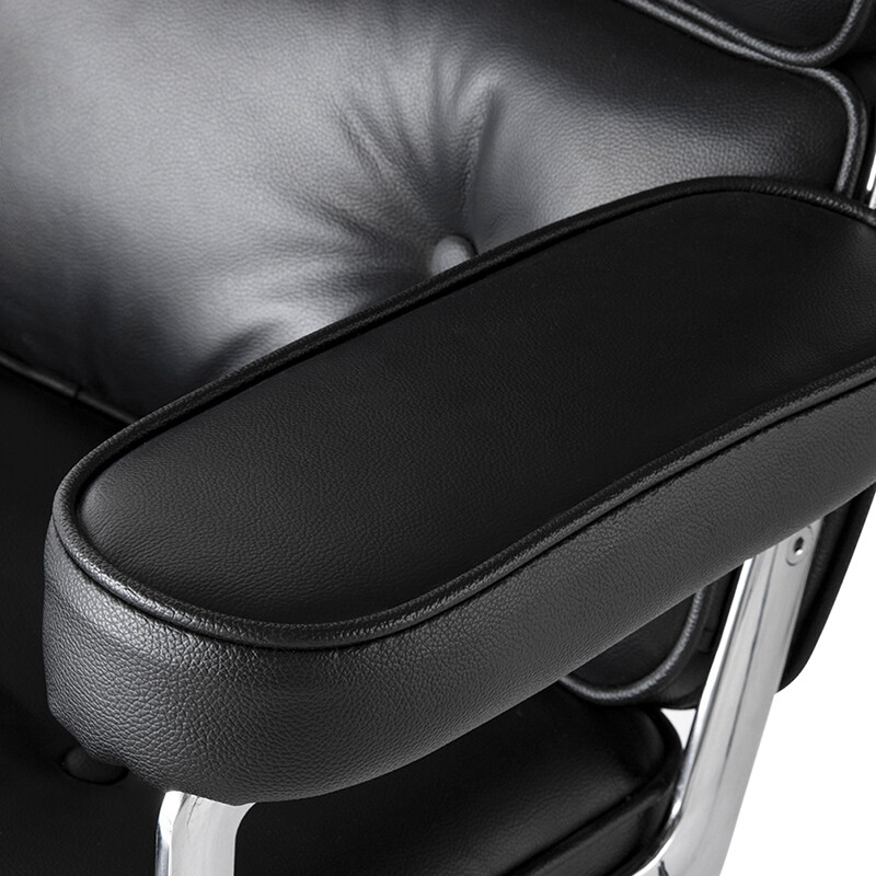 Adjustable Eams Office Chair Ergonomic Swivel Computer Desk Chair Real Leather