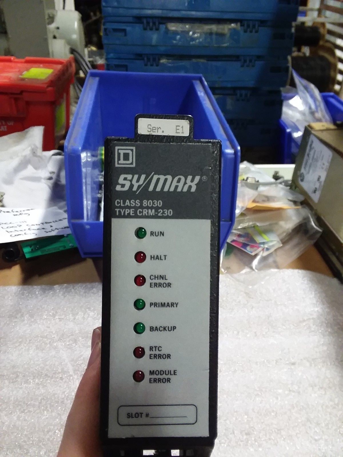 Square D Class 8030 Type CRM-230X Ser E1 Rev 2.30 Sy/Max Module