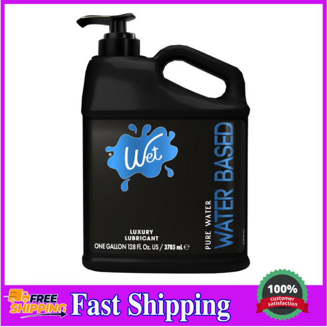 Wet Original Water-Based Lube 128oz - Premium Personal Lubricant for All