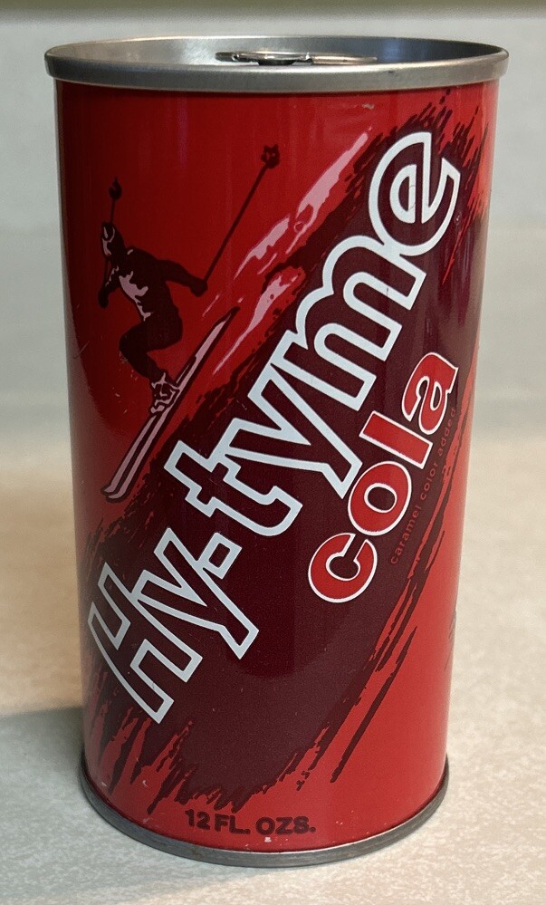 Vtg By-tyme Cola 12 Oz. Flat Sealed Top Steel Soda Can, Boulevard Beverage Co.