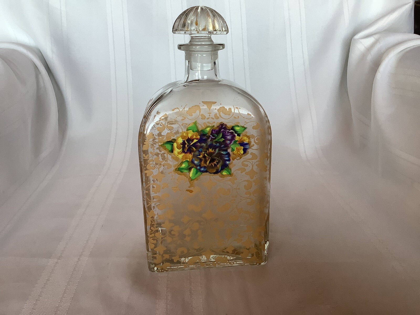 LIQUOR BOTTLE JEREZ SPAIN Decanter With Stopper, Empty