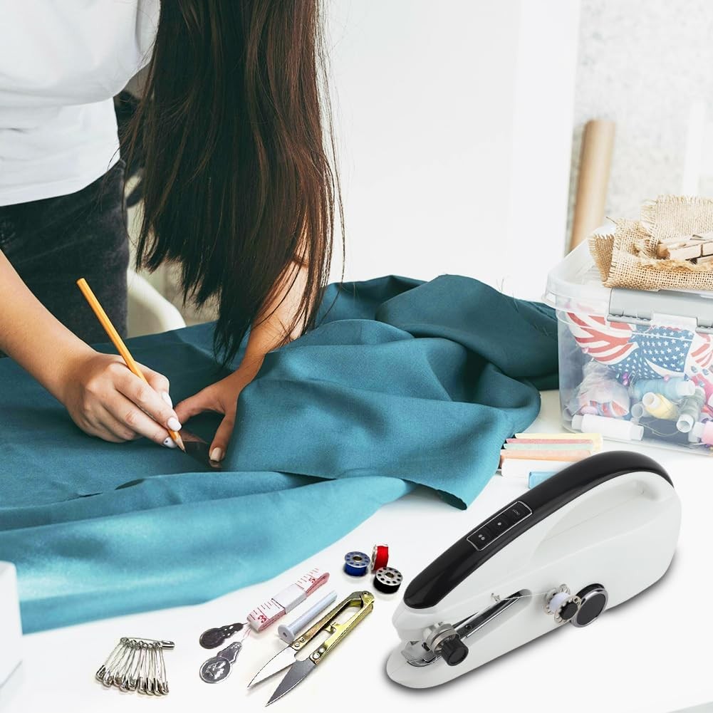 Handheld Sewing Machine Mini Electric Handy Sewing Machine Quick Portable