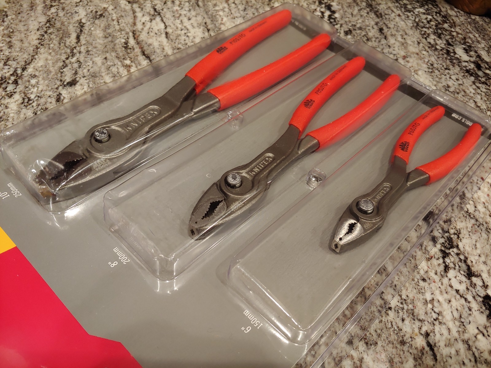 Mac Tools 3pc Twin Grip Knipex Plier Set - SEALED