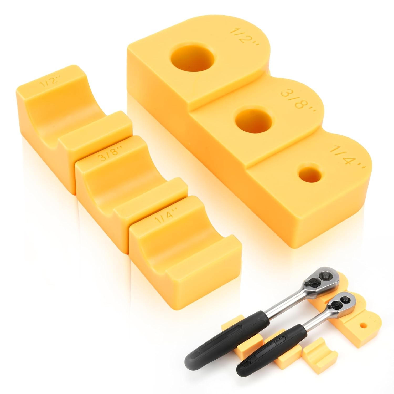 Magnetic Ratchet Organizer Kit 3 Pack Modular Toolbox Holders Set Ratchet