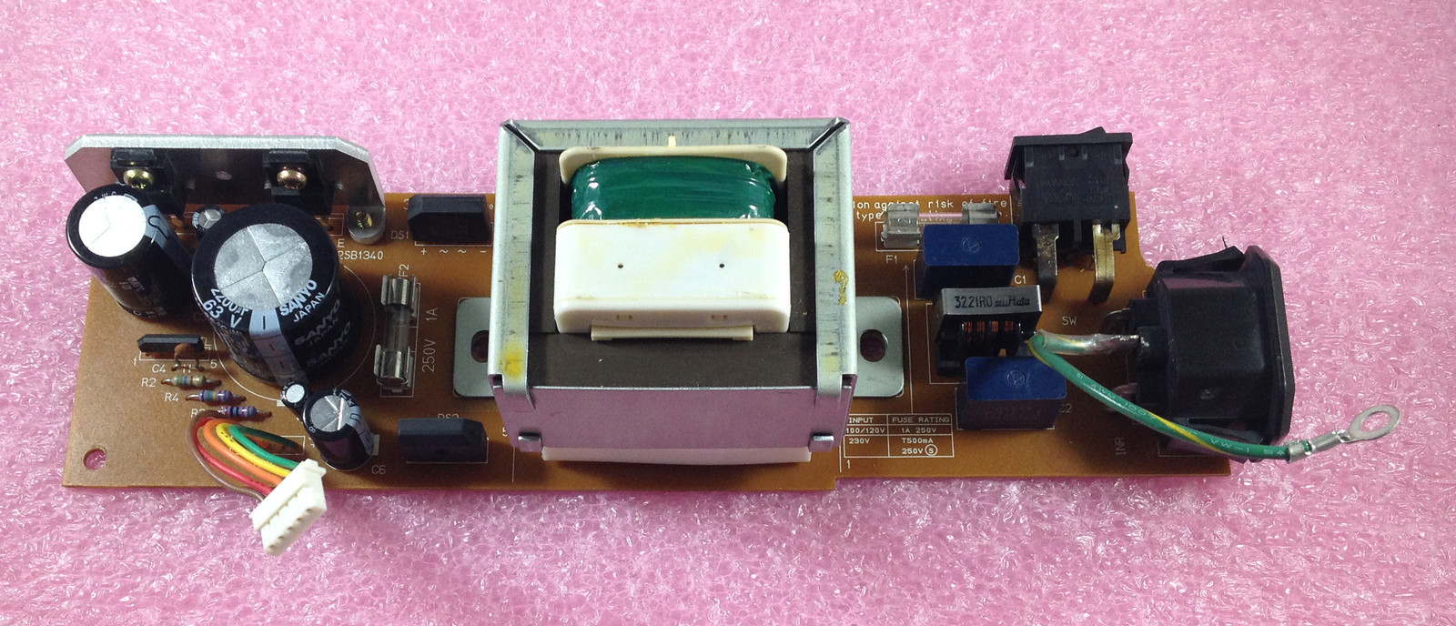 ATENE 8Y0101 / 25-0174 / 3420-10  OPEN FRAME POWER SUPPLY -  OUTPUT 25VDC & 5VDC