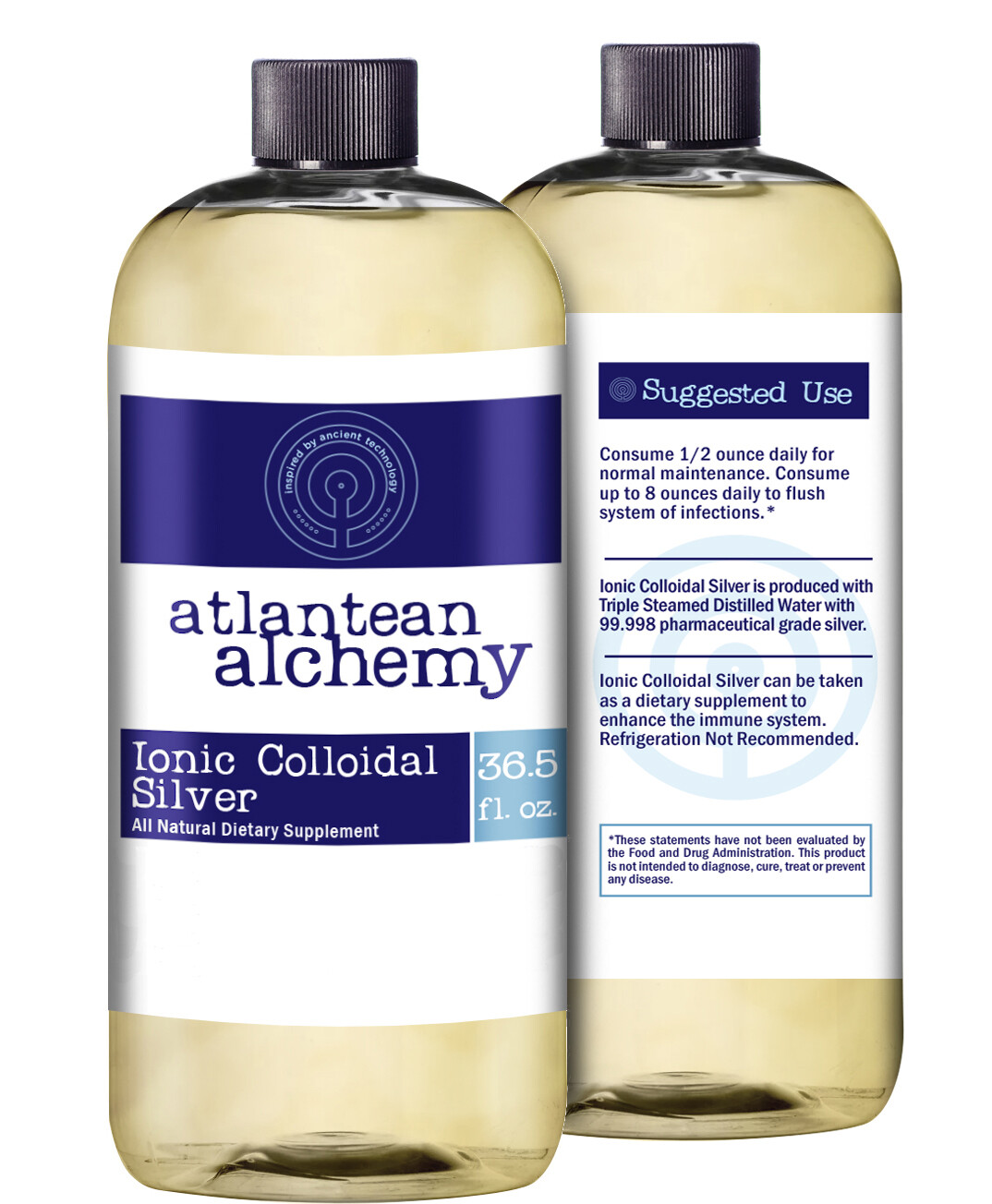 Ionic Colloidal Silver Half Gallon 20PPM