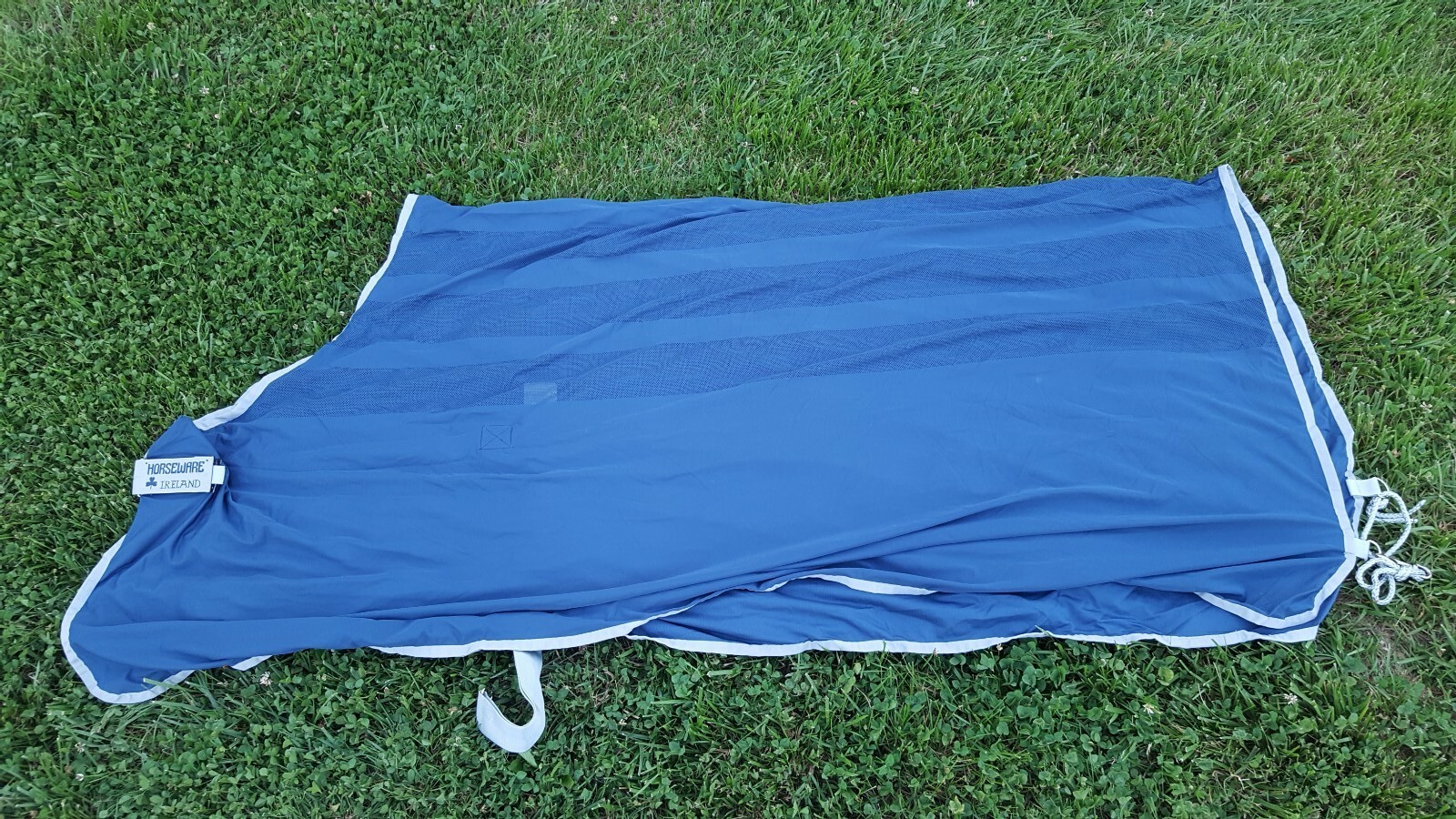 New HORSEWARE AMIGO 69" Scrim Summer Lightweight Cooler Navy / Silver