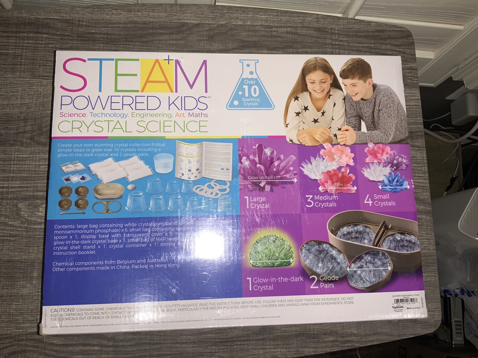 TOYSMITH STEAM POWERED KIDS CRYSTAL SCIENCE NIB
