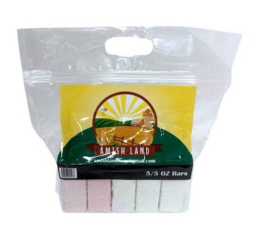 All Natural Bentonite Clay Soap Bars 5 Large Bars NATURAL  Amish Farm Land SALE
