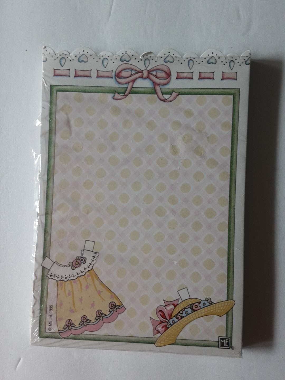 NEW Mary Engelbreit Note Pad Sunrise, Inc 1999 Paper Doll Clothes Ann Estelle