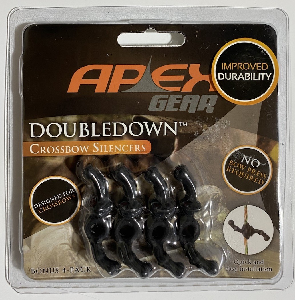 Apex Gear Double Down Crossbow Dampeners 4 Pack Bowhunting Barnett Mission Ravin