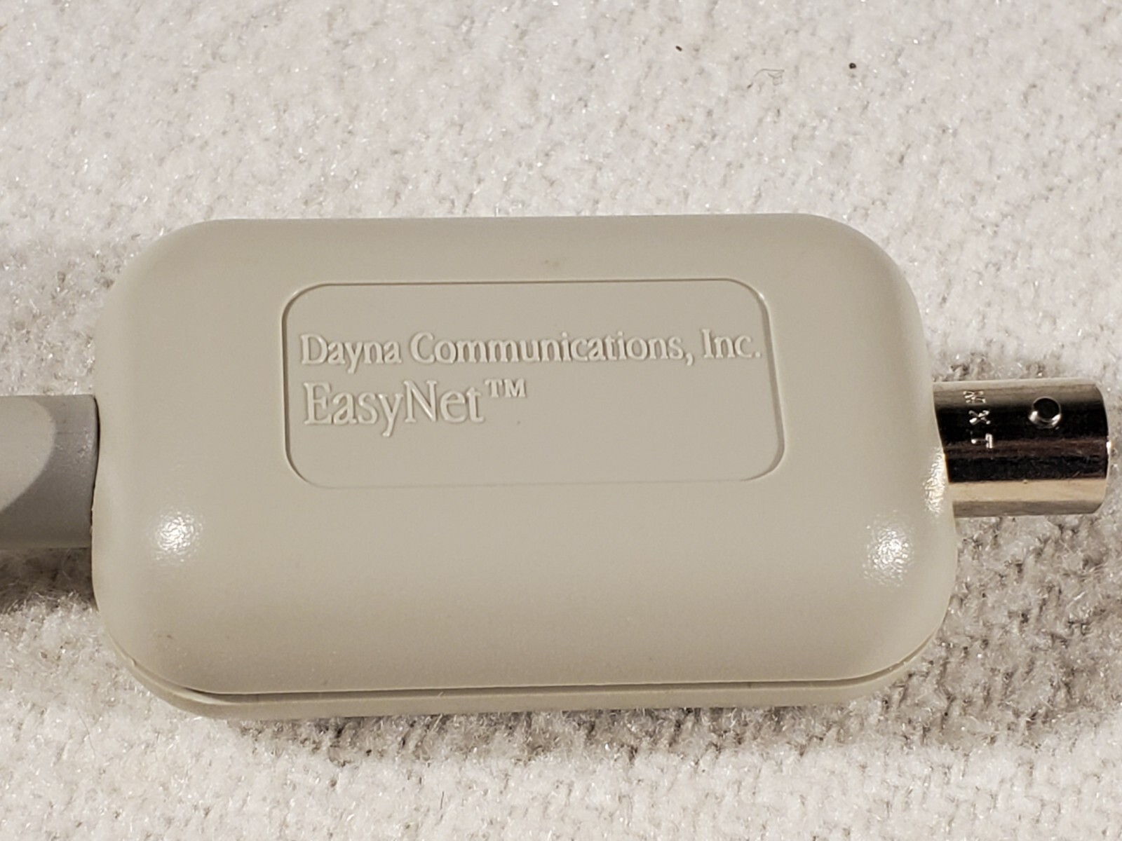 Vintage Apple compatible DaynaPORT EasyNet 10BASE-T Transceiver ~ Coax