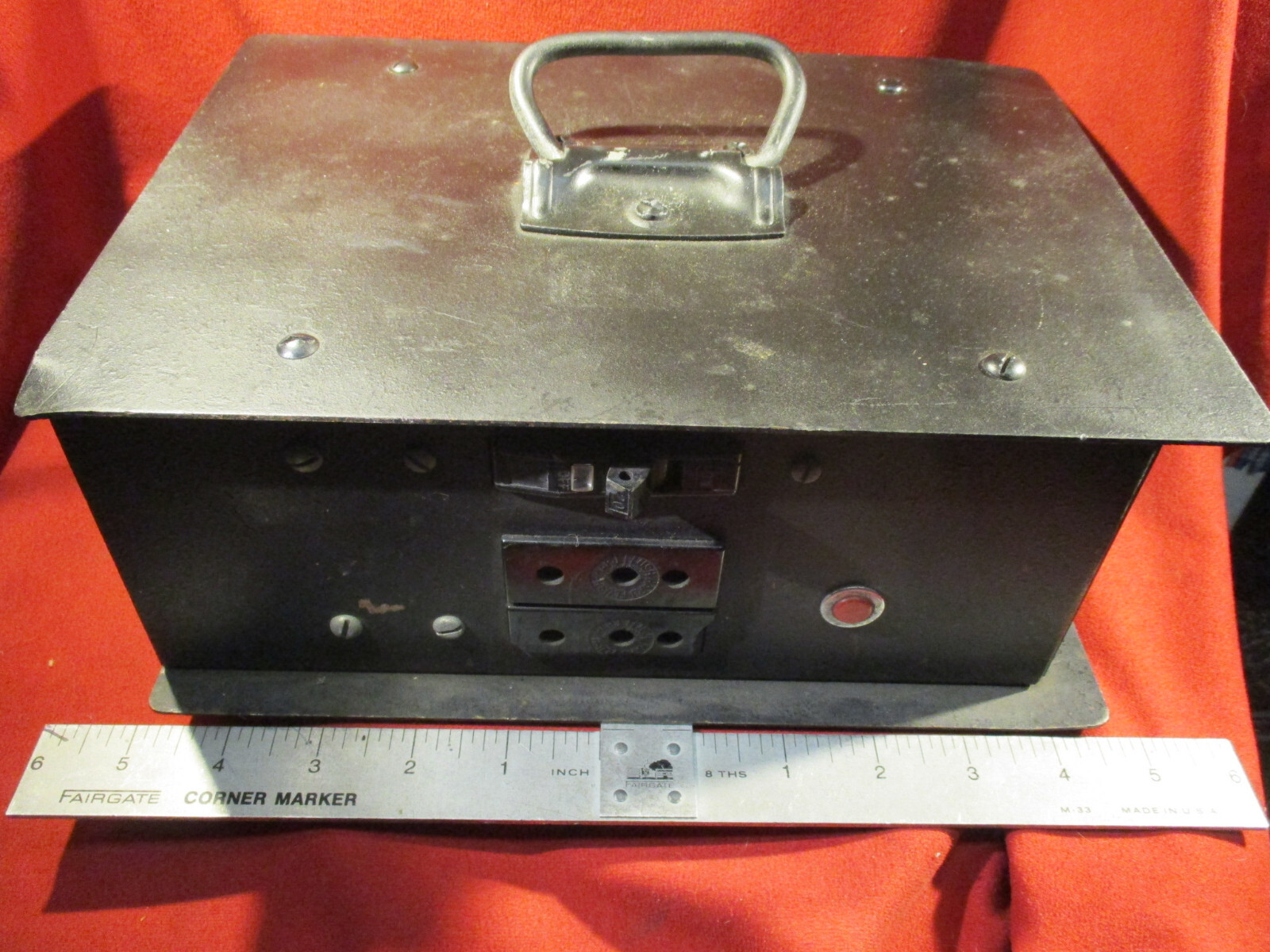 Union Connector #60DB-620GP 60a Stage pin distribution lunch  box USED