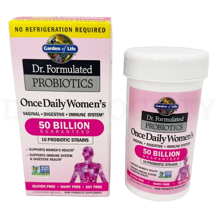 Garden of Life Once Daily Dr. Formulated Probiotics for Women 30 Capsules