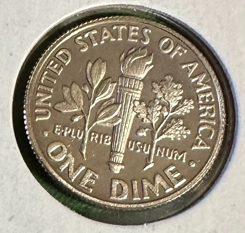 2010-S  **PROOF**  ROOSEVELT DIME - NICE COIN - IN 2 X 2 - L@@K AT PICTURES!!!!!