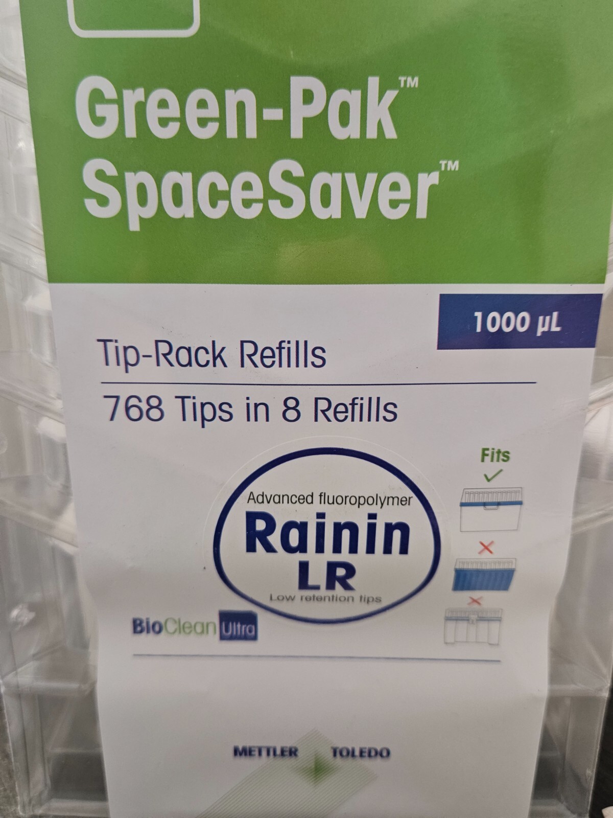 Rainin Pipette Tips LTS 1000 ul 2 Packs - 16 Racks