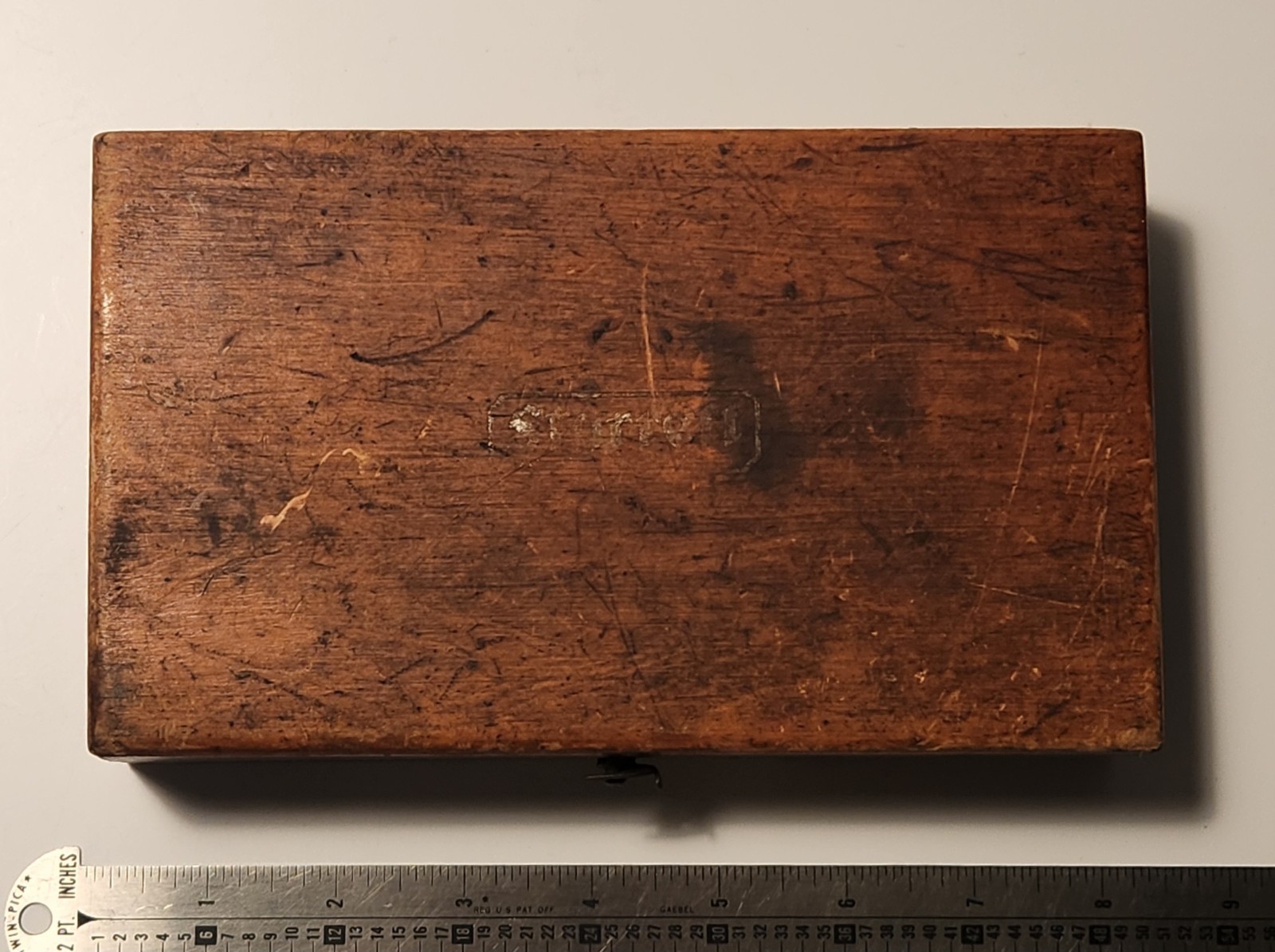 Vintage Starrett No. 196 Dial Test Indicator Case- Case Only-As Pictured