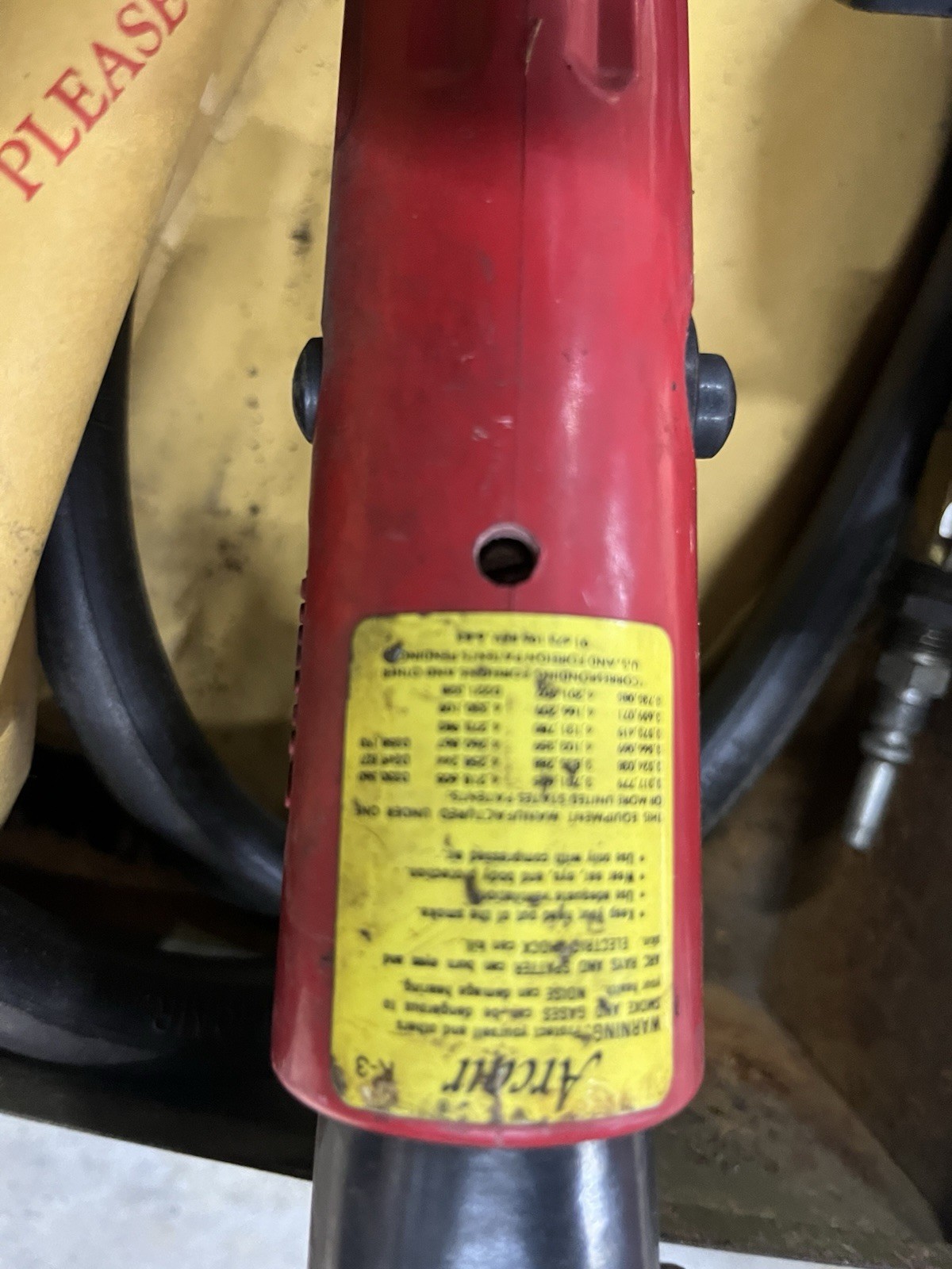 Arcair 61-064-009 Model K-3 Gouging Torch & Cable