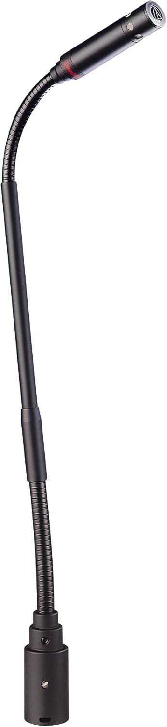 Audio-Technica PRO49Q Cardioid Condenser Quick-mount Gooseneck Microphone, Black