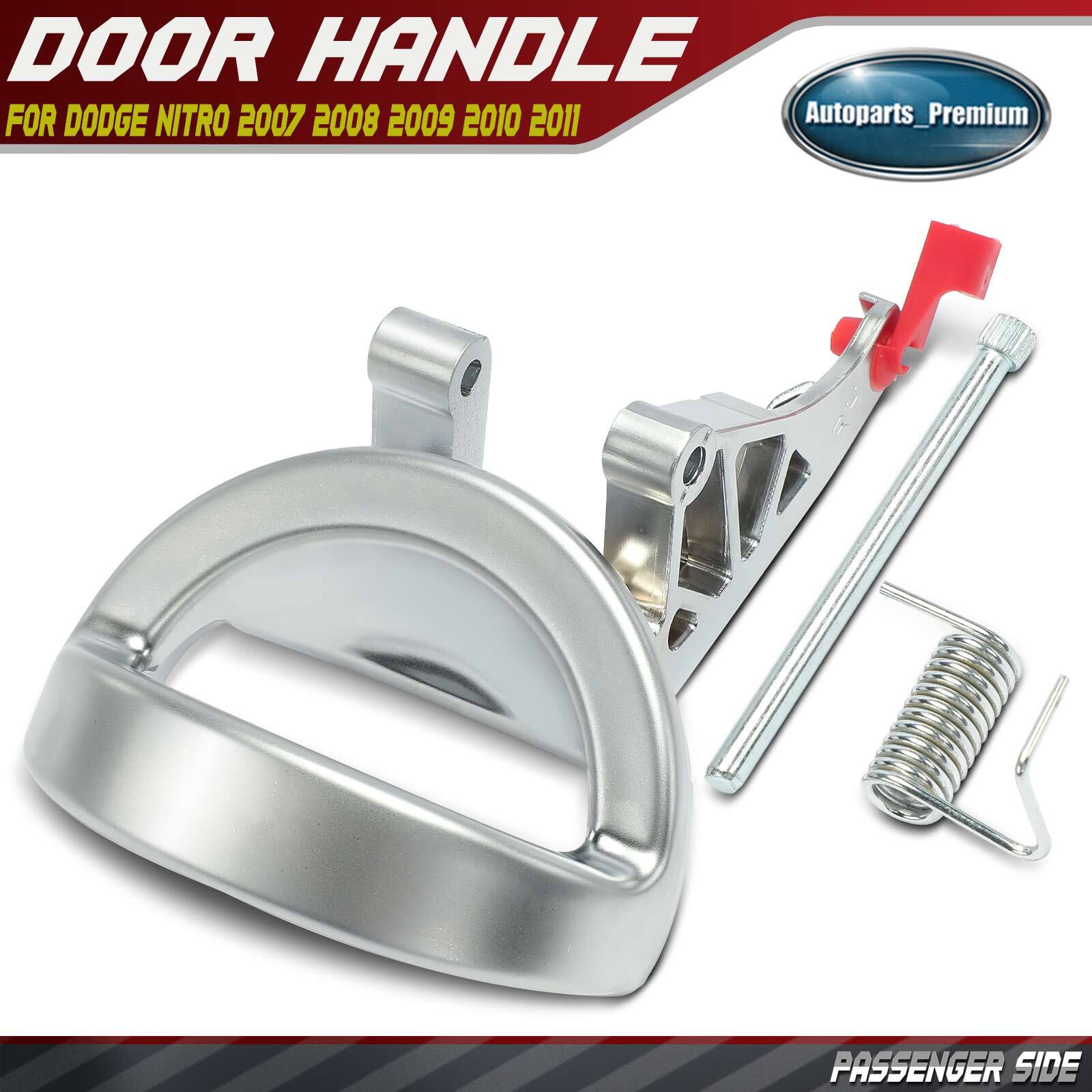 Passenger Side Satin Chrome Interior Door Handle for Dodge Nitro 2007 2008-2011