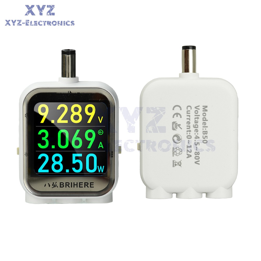 B50 DC5.5 High Precision Tester Digital Voltage Current Power Meter Multimeter