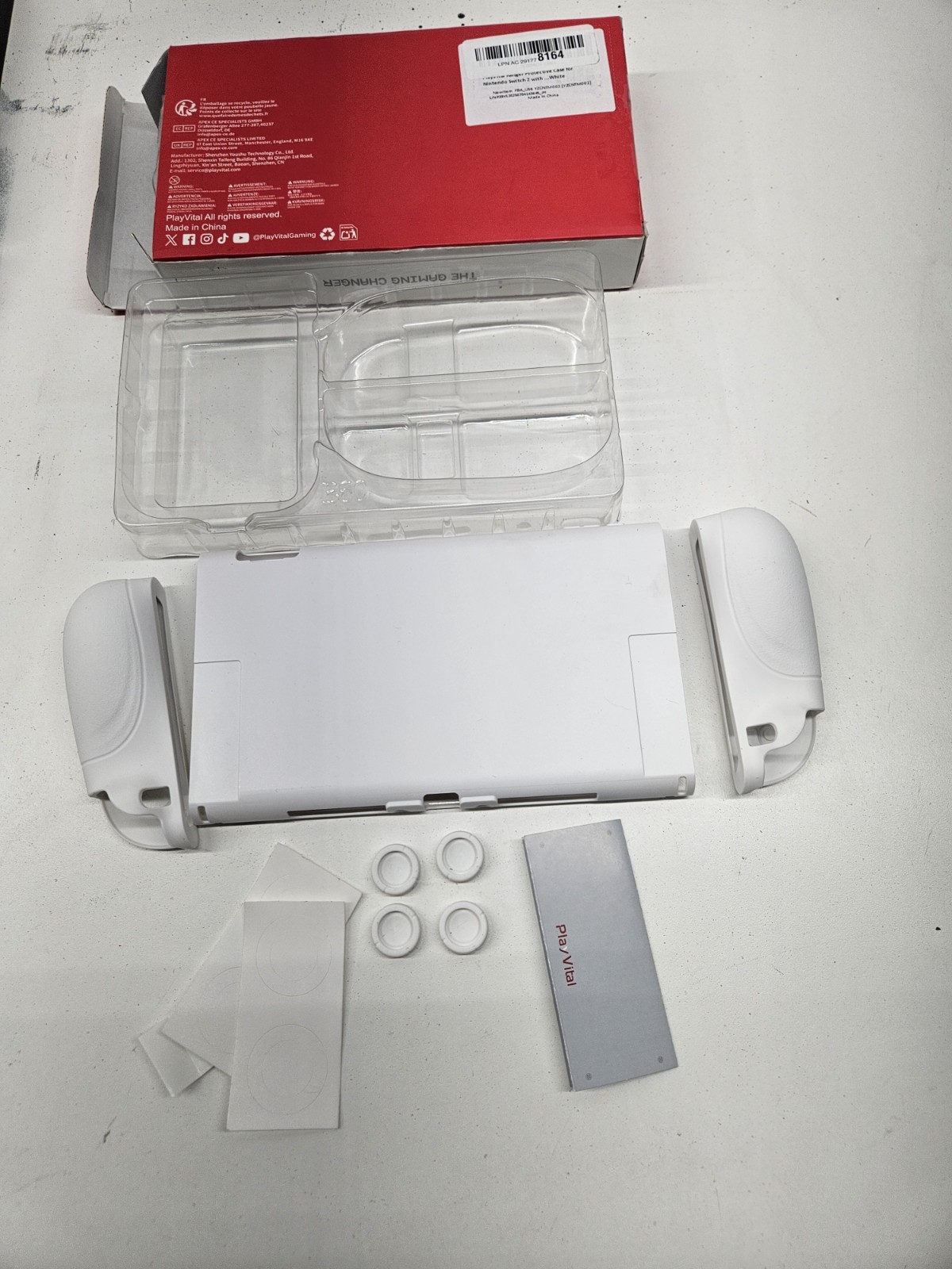 Playvital Ranger Protective Case Switch 2 White