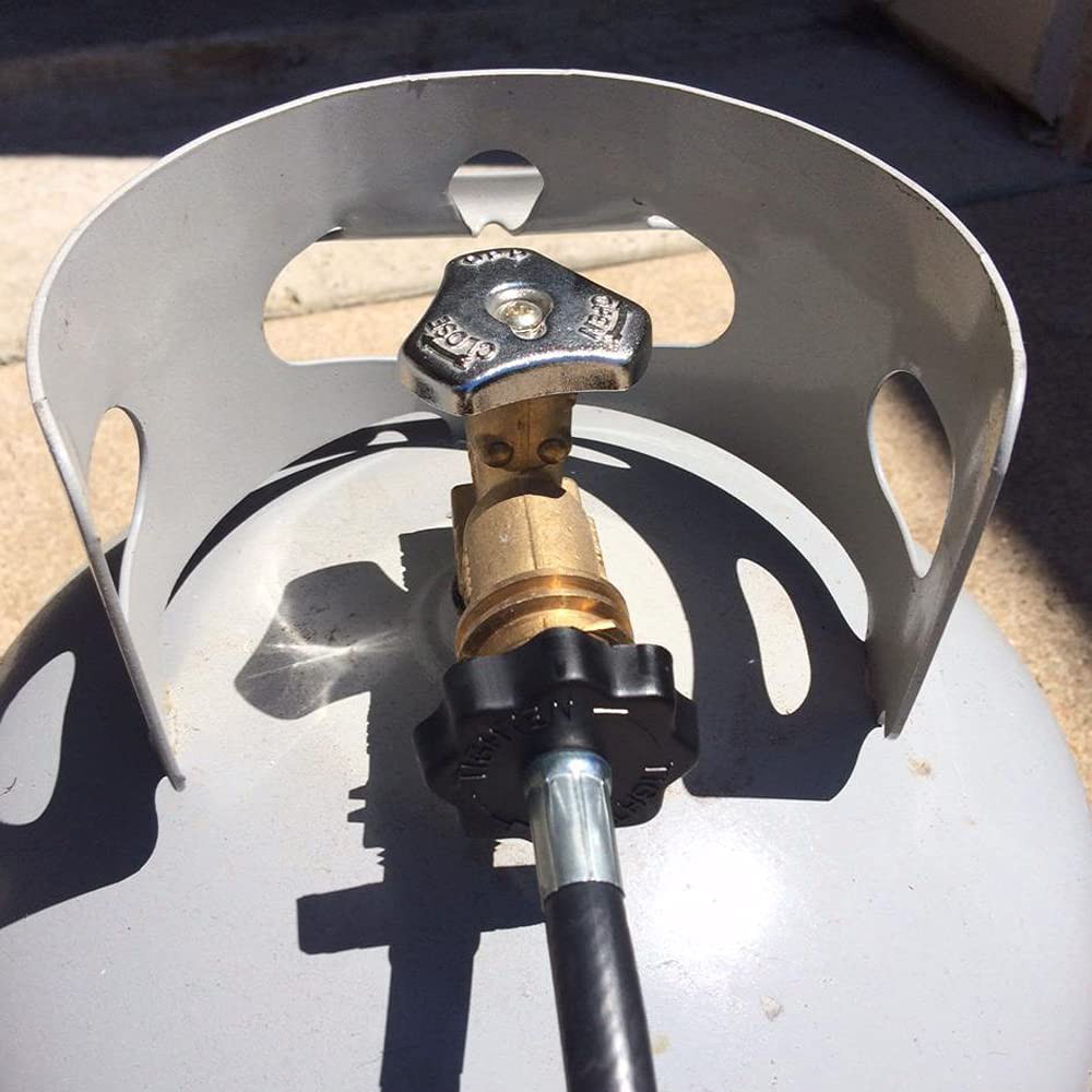350PSI Soft Nose P.O.L valve with 12 Feet Propane Weed Burner Torch Hose Adapter