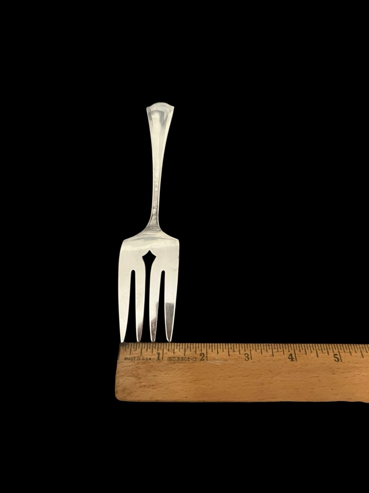 VTG Oneida Community Medium Solid Cold Meat Serving Fork Par Plate