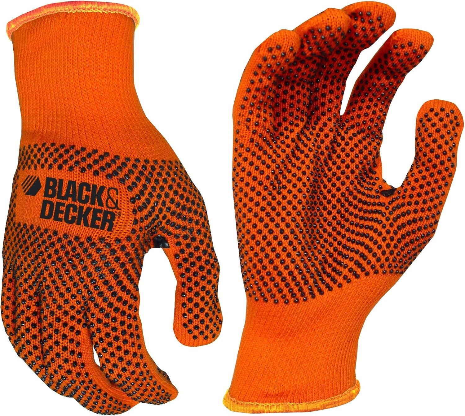 Black & Decker Garden Gloves for women Orang Easy Fit All Purpose Glove
