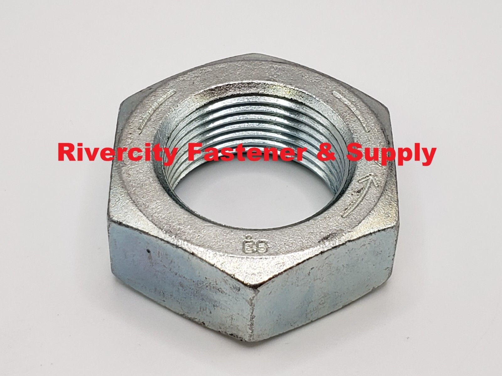 (1) 1-1/4-12 Reverse / Left Hand Thread Jam / Thin Half Nut 1.25x12 Nut 1-1/4x12