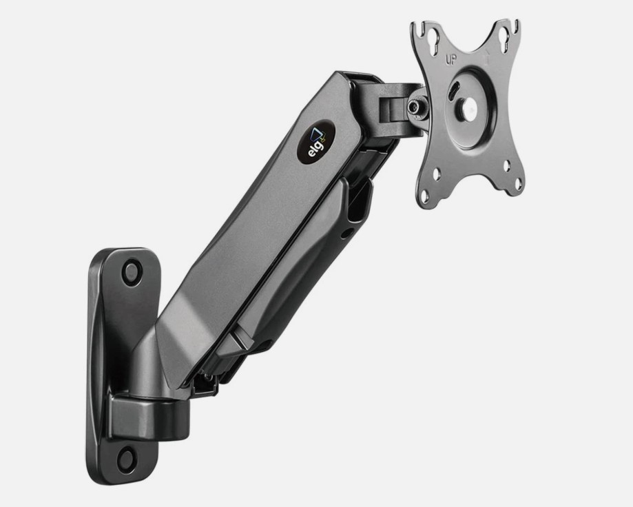 ELG Full Motion Swivel Monitor Wall Mount Stand Gas Spring for 17” to 35''