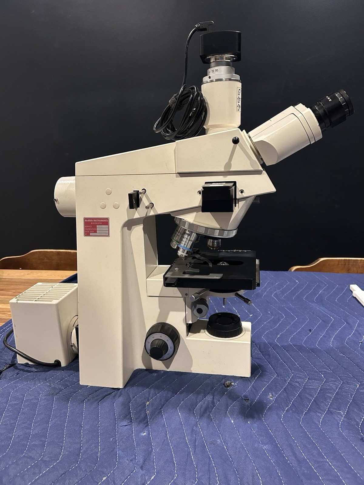 Zeiss Axioskop & AmScope MU1000 10MP USB 2.0 Microscope Digital Camera