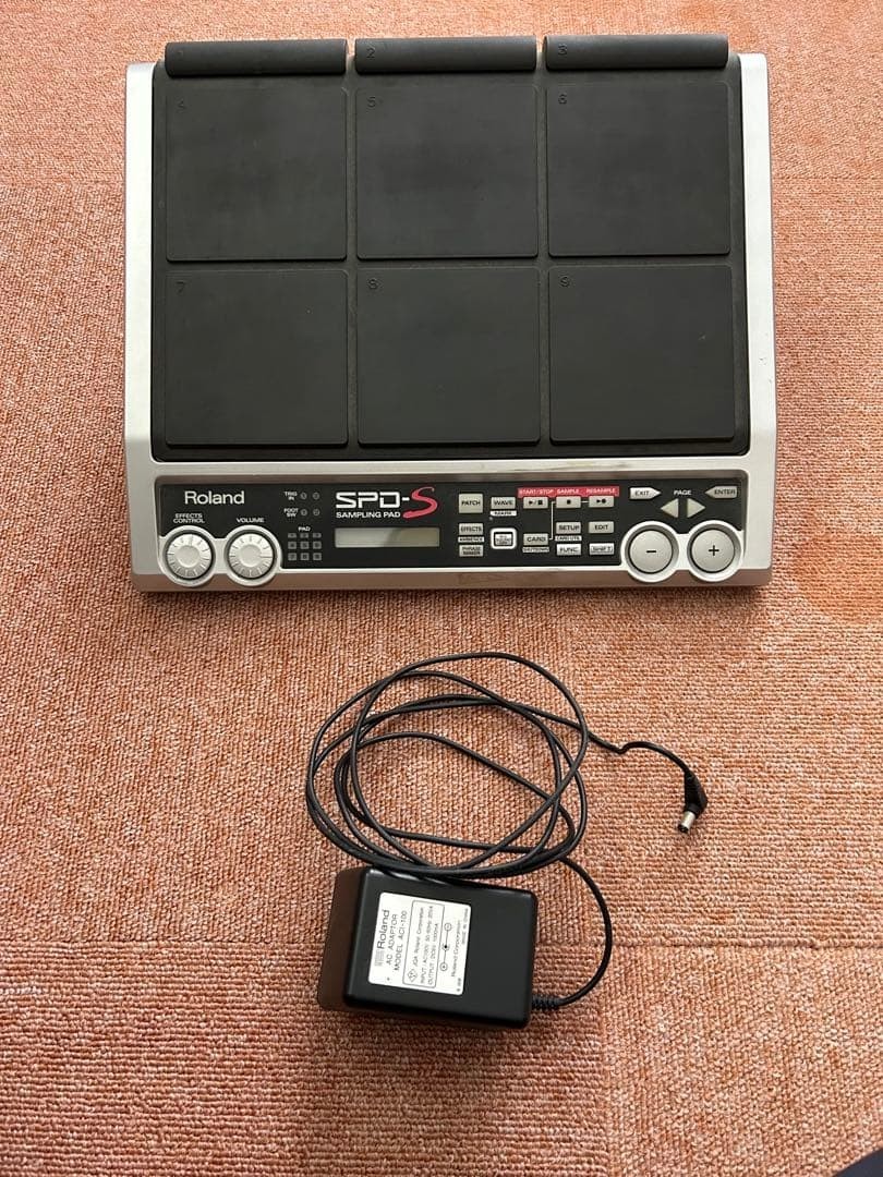 Roland SPD-S Sampling Pad Electronic Percussion Drum Pad w/ AC Adapter Tested